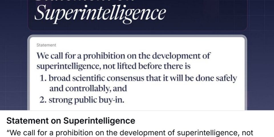 statement Statement on Superintelligence